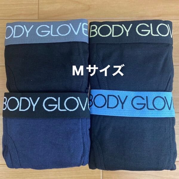 M ボディーグローブ ボクサーパンツ ボクサーブリーフ 前開き 4枚 メンズ紳士 アンダーウェア BODY GLOVE 肌着