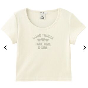 X-girl RIB BABY TOP エックスガール 新品 XG Tシャツ