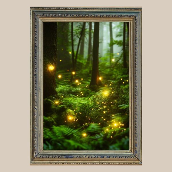 癒しと心の安らぎ☆ 神秘の森 ☆ No.13【開運絵画風ヒーリングアート】