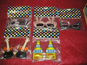  party for sunglasses glasses #PAPTY GLASS #5 piece together [ storage /106]