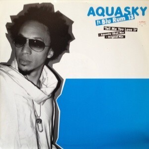 12inchレコード　AQUASKY / TELL ME YOU LOVE IT