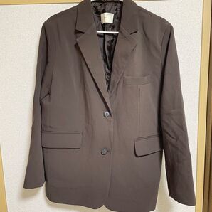 テーラードジャケット ブラウン