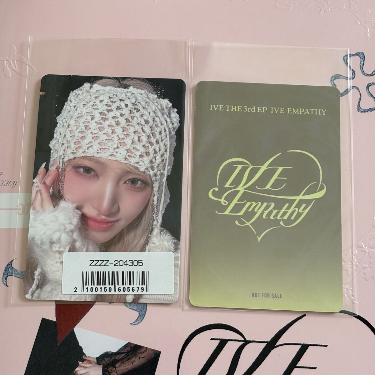 絶品】 柔らかな質感の Photo Card Complete Music IVE EMPATHY