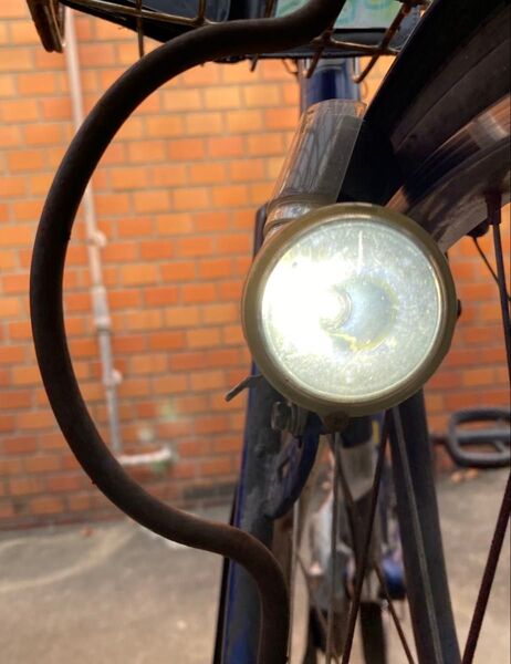 自転車 発電ランプ 発電ライト ホイールリム反射板