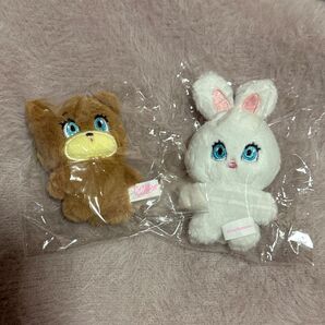 foxy illustrations ボールチェーンつきミニぬいぐるみ 2種