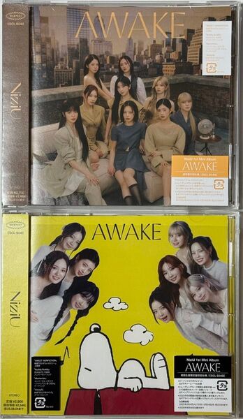 【NiziU】AWAKE★通常盤初回仕様、期間生産限定盤初回仕様