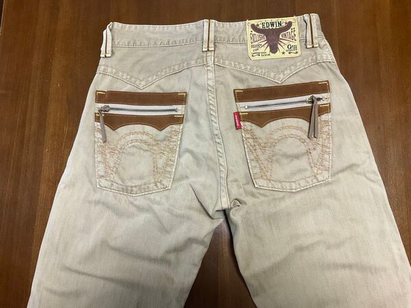 EDWIN Exclusive Vintage ジーンズ ベージュ 32