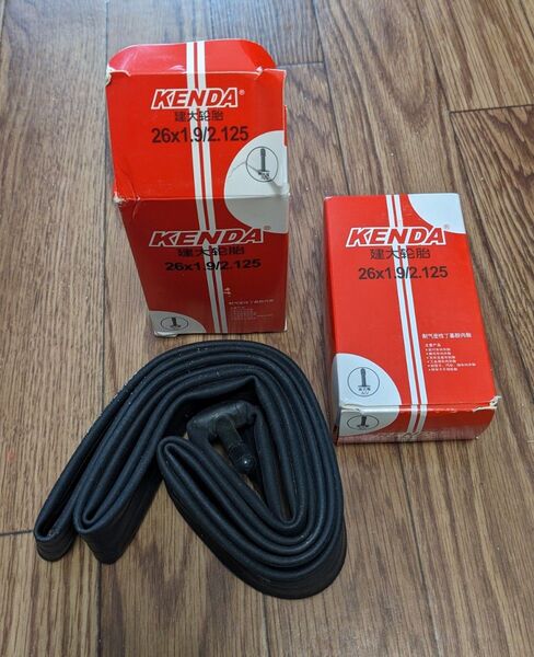 Kenda 自転車インナーチューブ 26inch1.75/2.125 2個 送料込み 新品