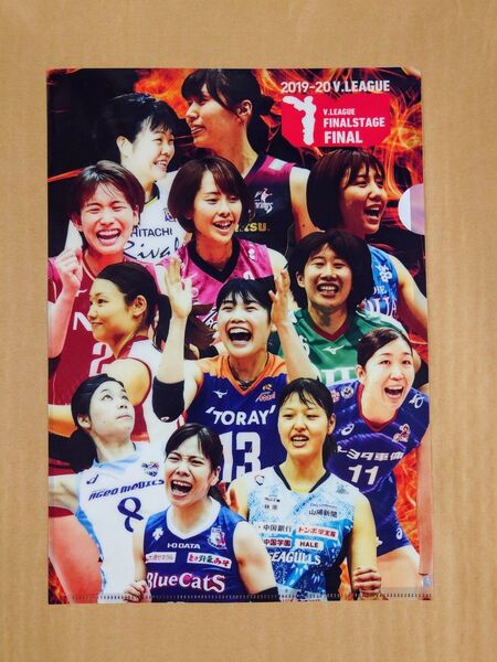 A4クリアファイル 2019/20 Vプレミアリーグ ファイナル バレーボール