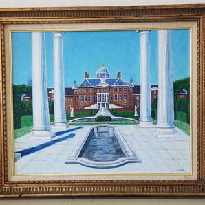 ハウステンボスにて 油彩 真作