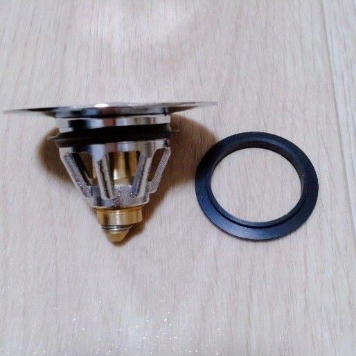 洗面用ポップアップ排水栓 ドレン栓 排水口 排水用品 下水部品 DIY 内径34~36mm