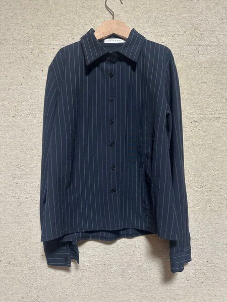 ■GRAZIA グラシア レディース ストライプ長袖シャツ サイズM