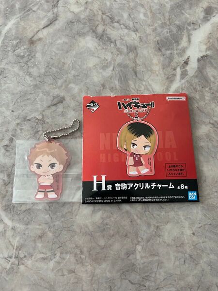 一番くじ 劇場版 ハイキュー ゴミ捨て場の決戦 2 H賞 音駒アクリルチャーム 夜久衛輔