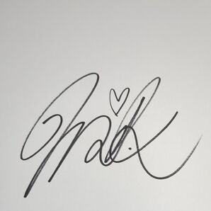 歌手 倉木麻衣さんのサイン色紙