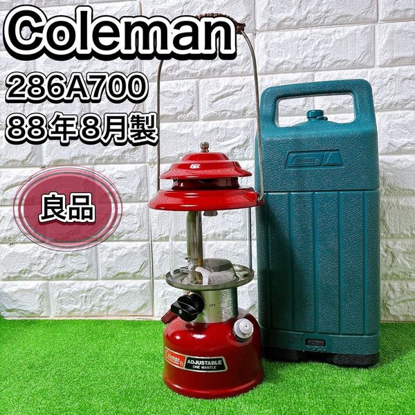 Coleman コールマン ガソリンランタン 286A700 レッド 1988年