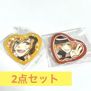 ピタドル 野村アール ハート缶バッジ 2点セット