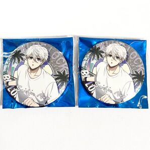 【2点セット】ブルーロック 文房具カフェ シーサイド缶バッジ 凪誠士郎