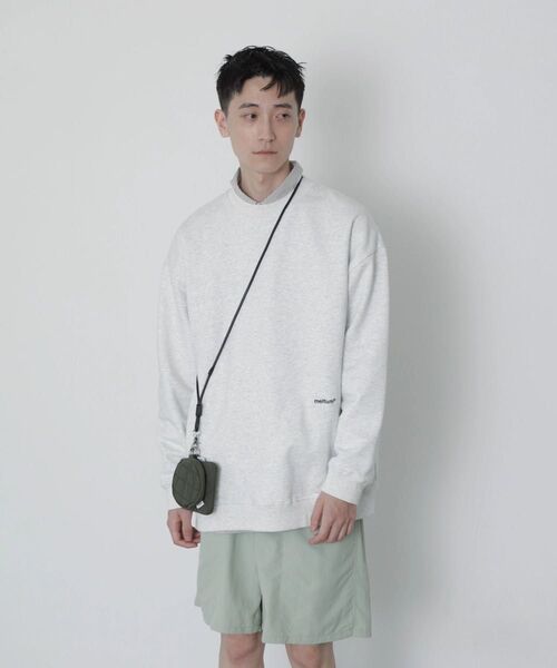 美品 meltum 2 US COTTON HEAVEY SWEAT CREW