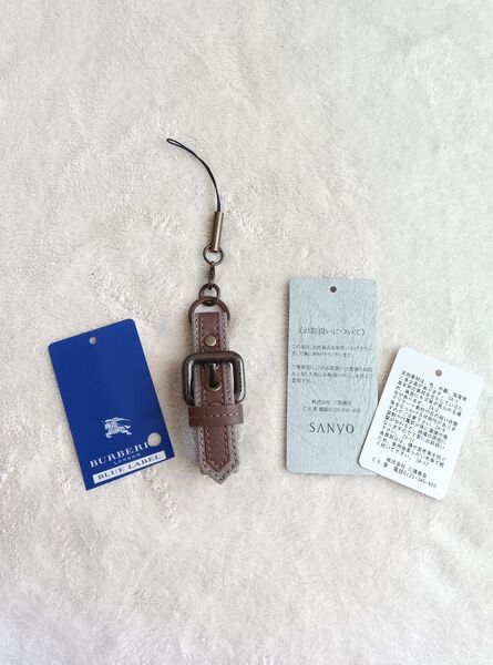 BURBERRY バーバリーブルーレーベル ストラップ キーホルダー 箱無し300円引き