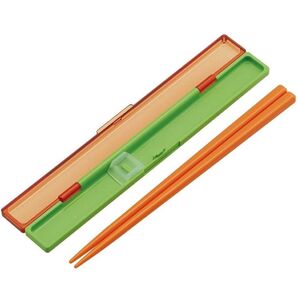 (新品) 超スリム 音の鳴らない 箸 箸箱 セット マルシェカラー にんじん