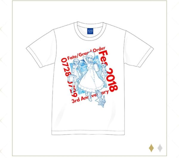 FGO Fes フェス 2018 Tシャツ Mサイズ セイバー ジャンヌ マシュ