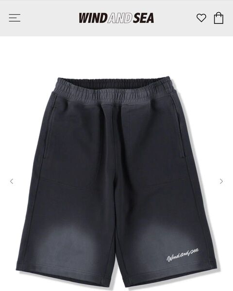 WDS WASHED SUN SWEAT SHORT CHARCOAL / L ハーフパンツ スウェット 短パン