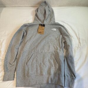【新品未使用】THE NORTH FACE ミックスグレー刺繍入パーカー(nt62301z )