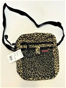 [ROSEBUD/ Rose Bud ] canvas Leopard SMALL shoulder BAG BEIGE/BROWN/BLACK new goods dead stock 