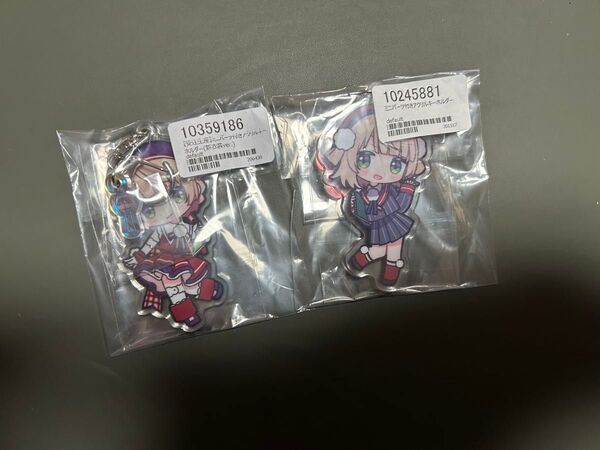 【新品未開封】しぐれうい 5周年記念 ミニパーツ付きアクリルキーホルダー
