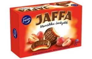 Fazer Jaffa ファッツェル ヤッファ ストロベリー チョコレート 1 箱 x 300g フィンランドのチョコレートです