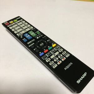 GB026WJSA　シャープ AQUOS シャープAQUOSテレビ テレビリモコン中古動作品 管理番号SHZ149