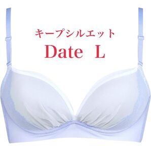 ワコール wing ノンワイヤーブラ シンクロブラ キープシルエットブラ Date Lサイズ デイト