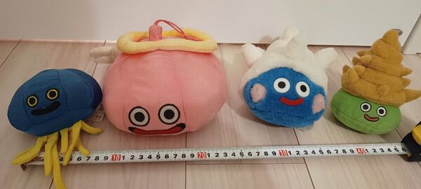 ドラクエ ホイミスライム エンゼルスライム スライムつむりなど ぬいぐるみ4体