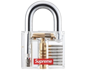 Supreme 20SS Transparent Lock クリア 南京錠 渋谷店購入