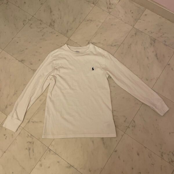 ラルフローレン 長袖Tシャツ ラルフ s 白
