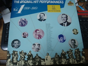 THE ORIGINAL HIT PERFORMANCES Vol.1 (1934~1945) オリジナル・ポピュラー・ヒット史VOL.1 (1934-1945) 50 GOLDEN YEARS OF MCA