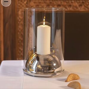 新品 未開封 - Christofle オー・ド・クリストフル ハリケーン オー・ド・クリストフル ステンレス 高級キャンドル