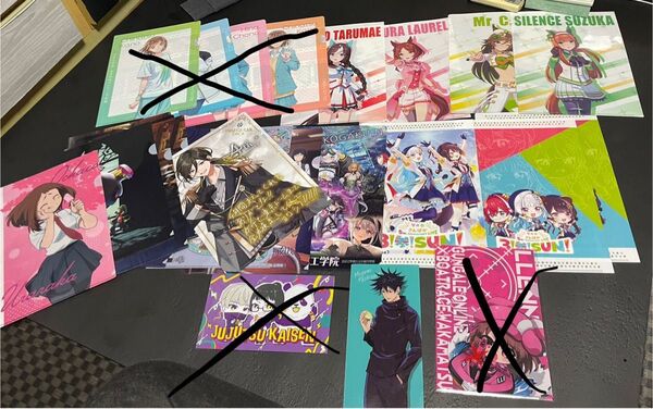 クリアファイルまとめ売り!ウマ娘、呪術廻戦、ヒロアカ、にじさんじ