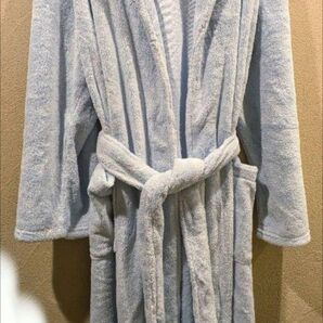 【新品】水色 バスローブ