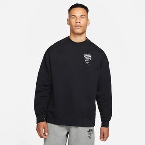 【激レア】NIKE×ステューシー コラボ トレーナー メンズ 黒 Mサイズ