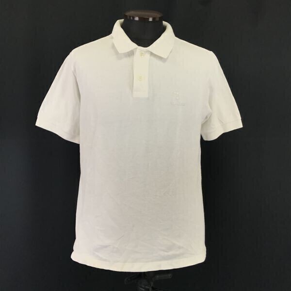 Made in Italy★TRUSSARDI★半袖ポロシャツ【Mens size -S/白/White】Tops/Shirts◆BH205