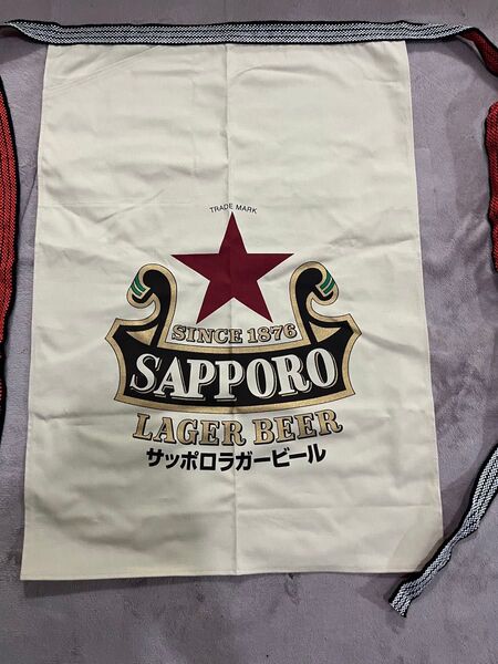 サッポロラガー ビール 赤星 前掛け エプロン 前掛け 1枚 即購入〇