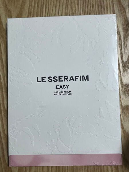 LESSERAFIM EASY 新品未開封 アルバム トレカ ルセラフィム CD 未開封 le sserafim 韓国 封入