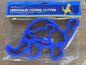 巨大！恐竜（ネッシー ）クッキー型 プラスチック ブルー ダイナソー