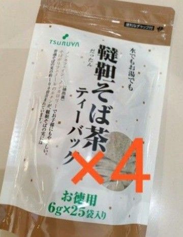 ツルヤ 韃靼そば茶ティーバッグ お徳用 6g×25袋入