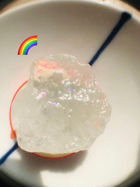 マダガスカル産 ロッククリスタル 水晶 虹