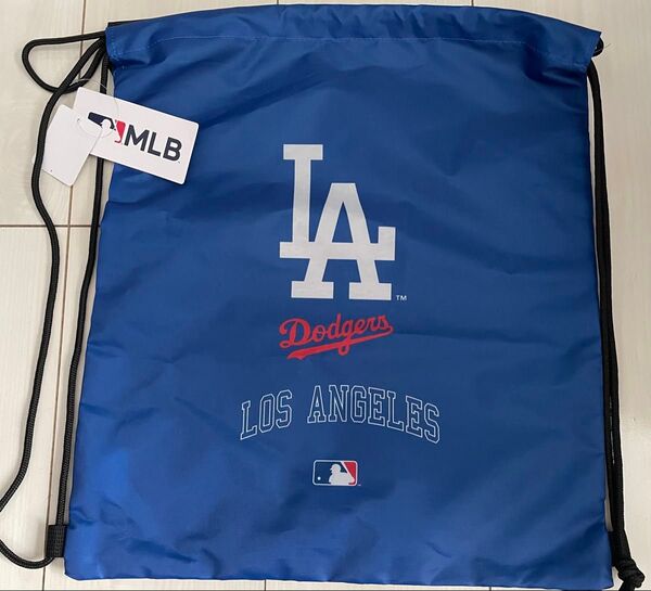 新品 MLB ドジャース ナップサック 42×37㎝