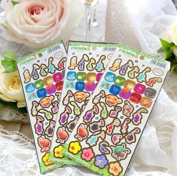 任天堂 ピクミン シール キャラクターシール デコレーションシール ステッカー ニンテンドー PIKMIN Nintendo ☆