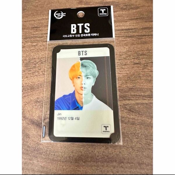 新品未開封 BTS Jin Tマネーカード