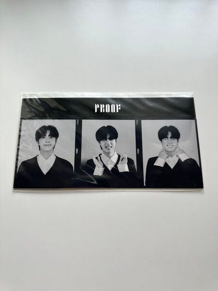 新品未開封 BTS Jin Proof購入特典 3カットフォト フォトカード